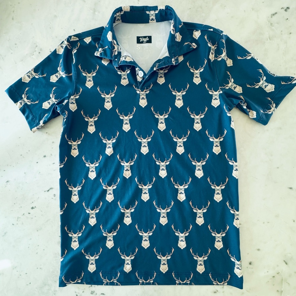 Kids Waggle Kentucky Buck Polo Size Small